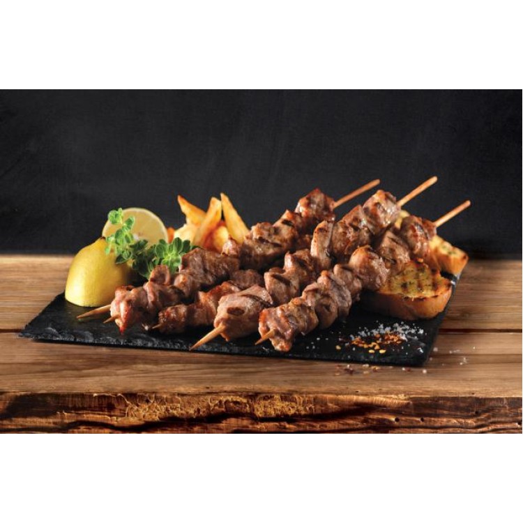 BELLE MEAT ΣΟΥΒΛΑΚΙ ΧΟΙΡΙΝΟ ΧΕΙΡΟΠΟΙΗΤO (ΛΑΙΜΟΣ) 100ΓΡ. 5ΚΙΛ. ΚΤΨ