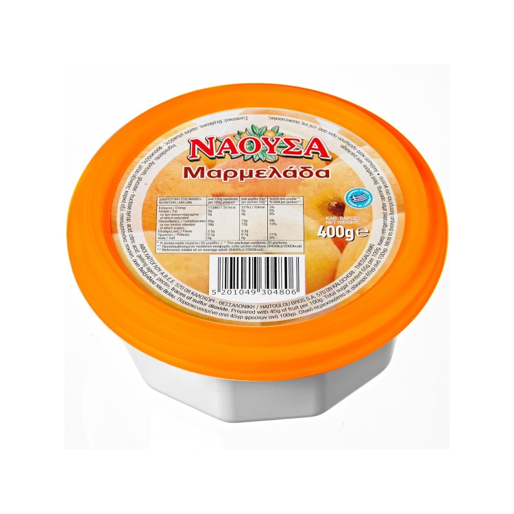 ΝΑΟΥΣΑ ΜΑΡΜΕΛΑΔΑ (ΤΑΠΕΡ) ΠΟΡΤΟΚΑΛΙ 12Χ400gr