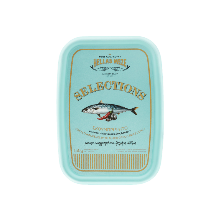 SELECTIONS ΣΚΟΥΜΠΡΙ ΜΕ SWEET CHILI ΜΑΥΡΟΥ ΣΚΟΡΔΟΥ 150/90ΓΡ