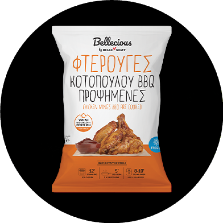 BELLECIOUS ΦΤΕΡΟΥΓΑ ΚΟΤΟΠΟΥΛΟΥ BBQ ΠΡΟΨ. ΚΤΨ 4X1ΚΙΛ.