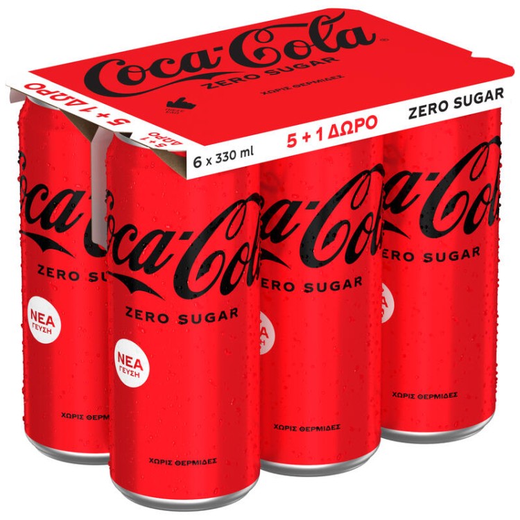 COCA COLA ZERO 4X6(5+1) 330ML