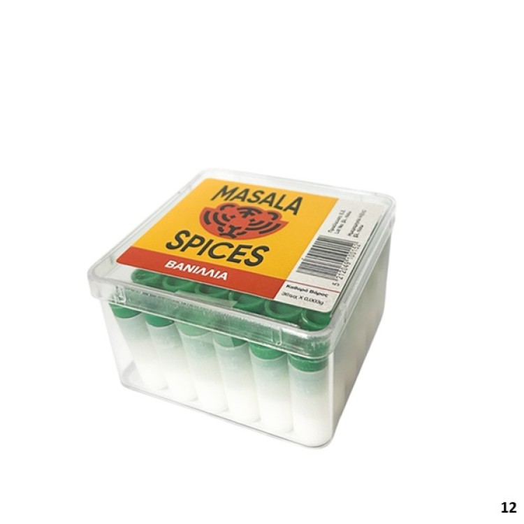 MASALA SPICES ΒΑΝΙΛΙΝΗ ΚΑΣΕΤΙΝΑ 10X36TEM