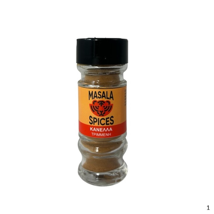 MASALA SPICES ΚΑΝΕΛΛΑ ΤΡΙΜΜΕΝΗ ΓΥΑΛΙΝΟ ΒΑΖΟ 8Χ30γρ