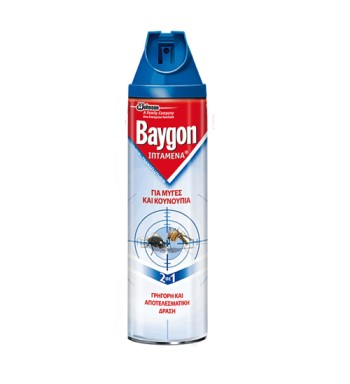 BAYGON (ΜΠΛΕ) ΑΕΡΟΖΟΛ ΕΝΤΟΜΟΚΤΟΝΟ 12Χ300ML