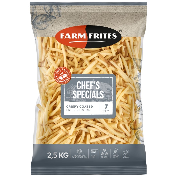 FARM FRITES ΠΑΤΑΤΕΣ CRISPY COATED 7ΧΙΛ 4X2,5KG ΒΕΛΓΙΟΥΣ