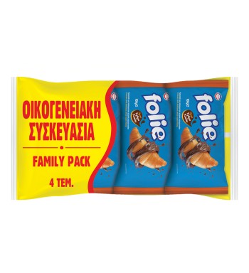 FOLIE ΚΡΟΥΑΣΑΝ 4ΠΛΗ ΟΙΚΟΓ. ΣΥΣΚΕΥΑΣΙΑ 4Χ4Χ100ΓΡ