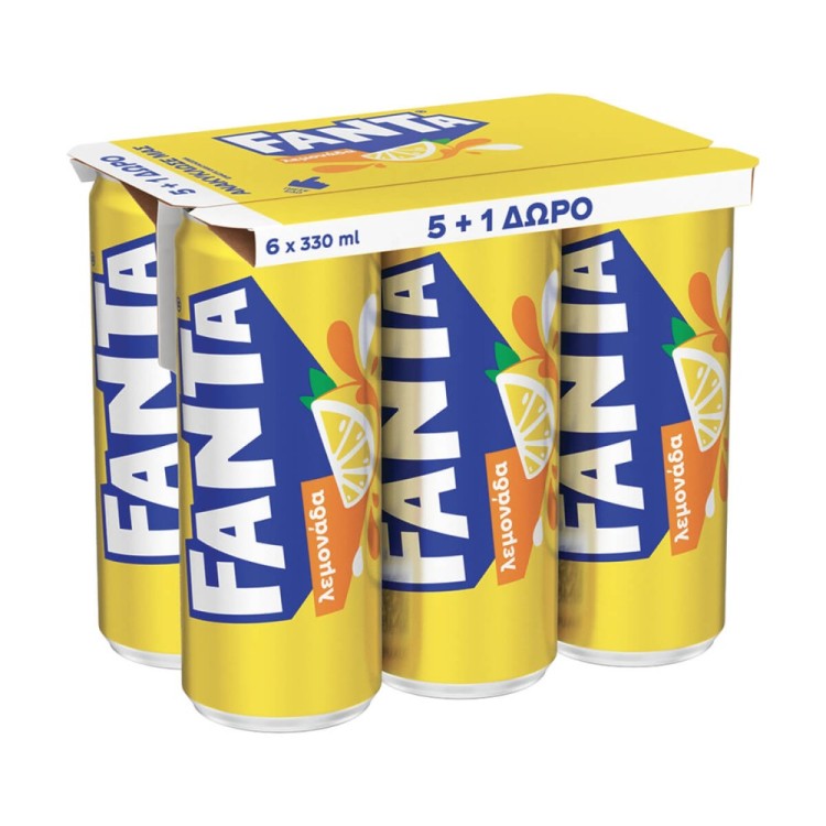 FANTA ΛΕΜΟΝΙ 4X6(5+1) 330ML