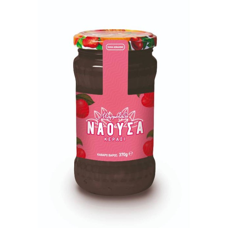 ΝΑΟΥΣΑ ΜΑΡΜΕΛΑΔΑ (ΓΥΑΛΙΝΟ ΒΑΖΟ) ΚΕΡΑΣΙ 12Χ370gr