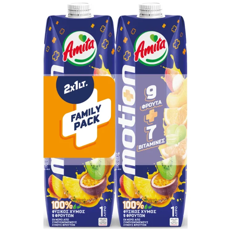 ΑΜΙΤΑ ΜΟΤΙΟΝ 2ΠΛΟ FAMILY PACK 6X2X1LIT