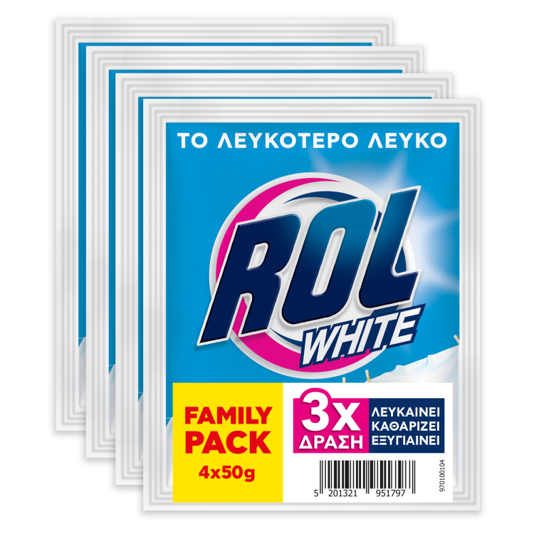 ROL WHITE ΥΠΕΡ-ΛΕΥΚΑΝΤΙΚΟ 4ΠΛΟ 20Χ4Χ50ΓΡ