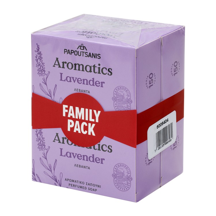 AROMATICS ΣΑΠΟΥΝΙ FAMILY 4PACK 4X125GR LAVENDER