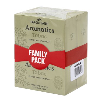 AROMATICS ΣΑΠΟΥΝΙ FAMILY 4PACK 4X125GR TABAC