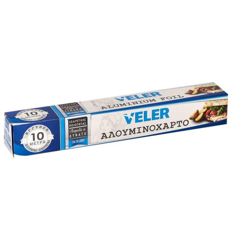 VELER ΑΛΟΥΜΙΝΟΧΑΡΤΟ 10 ΜΕΤΡΩΝ 25ΤΕΜ.