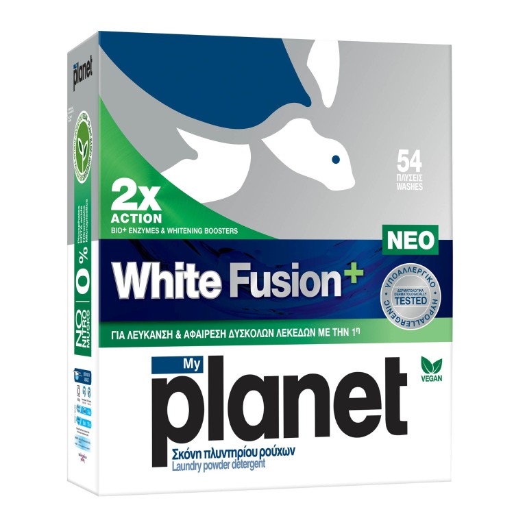 PLANET ΣΚΟΝΗ ΠΛΥΝΤΗΡΙΟΥ WHITE FUSION 54M 2,484KG