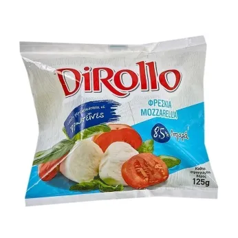 DIROLLO MOZZARELLA 10X125ΓΡ