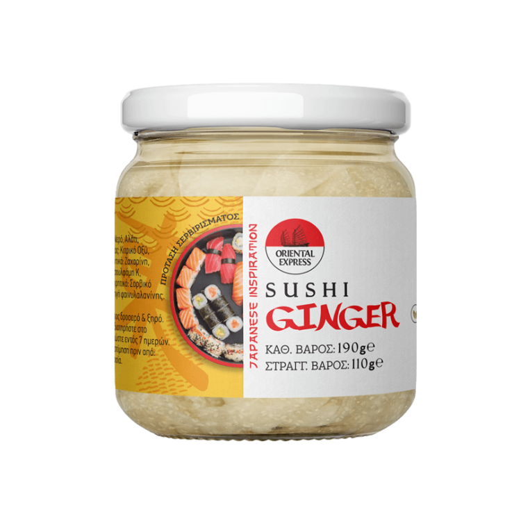ORIENTAL EXPRESS SUSHI GINGER 12X190ΓΡ