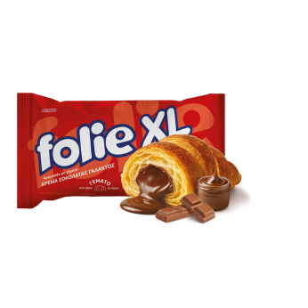 FOLIE ΚΡΟΥΑΣΑΝ XL ΜΕ ΓΕΜΙΣΗ ΚΡΕΜΑ ΣΟΚΟΛΑΤΑΣ 20Χ120ΓΡ