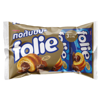 FOLIE KAKAO ΚΡΟΥΑΣΑΝ MULTI 3ΠΛΟ 6Χ3Χ85ΓΡ
