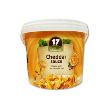 17 CHEDDAR SAUCE ΚΟΥΒΑΣ 3ΚΙΛ.